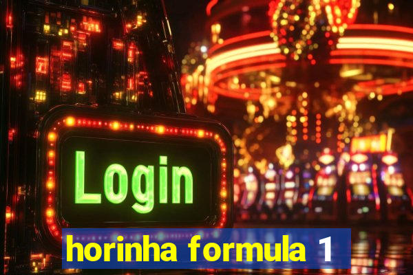 horinha formula 1